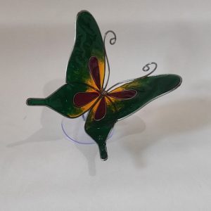 resin butterfly army green, orange, burgundy