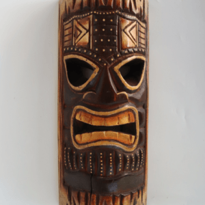 Mask hand carved wooden