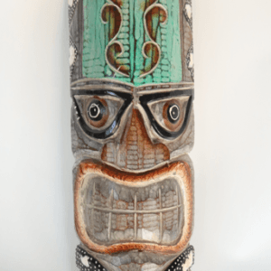 Mask hand carved wooden